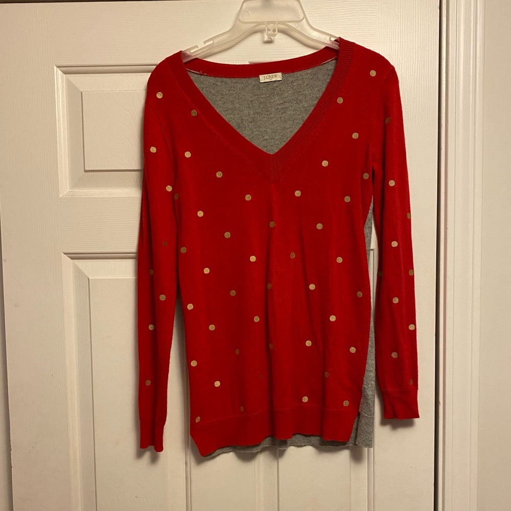 Never worn JCrew v-neck sweater